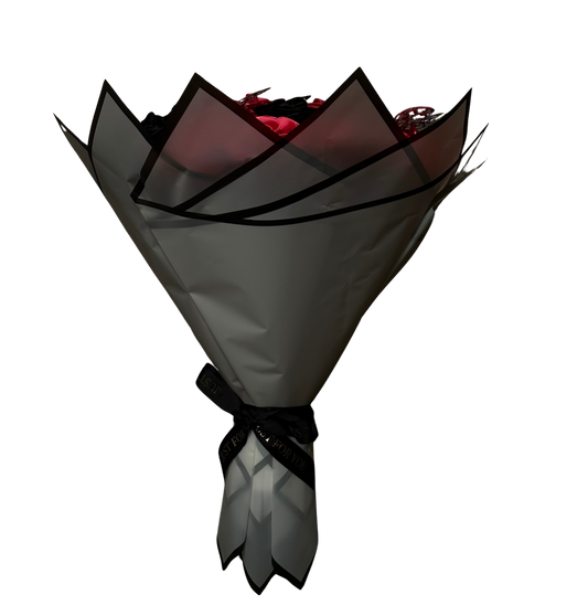 36 rožių-juoda,vyšninė