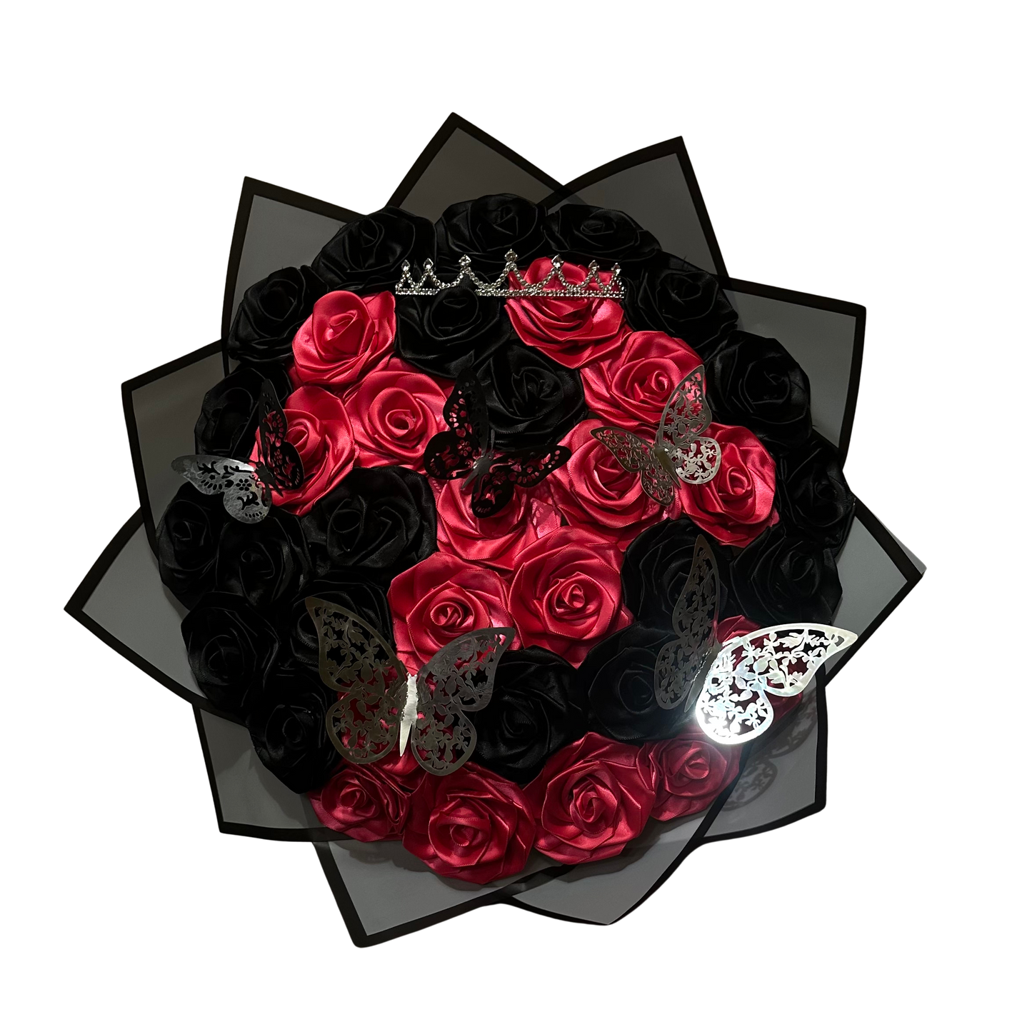 36 rožių-juoda,vyšninė